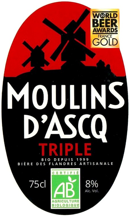 Etiquette BRASSERIE MOULINS D'ASCQ 37
