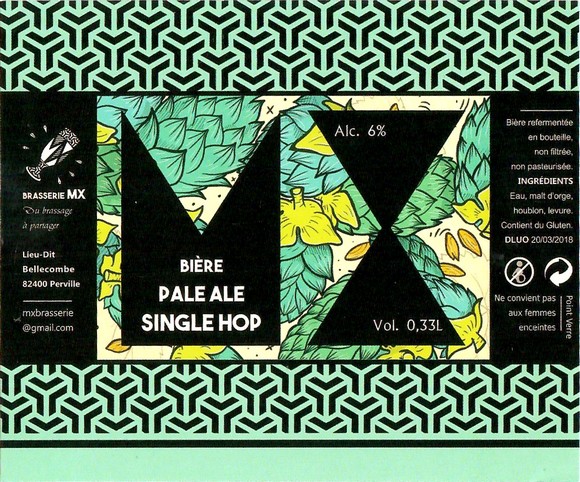 Etiquette BRASSERIE MX 01