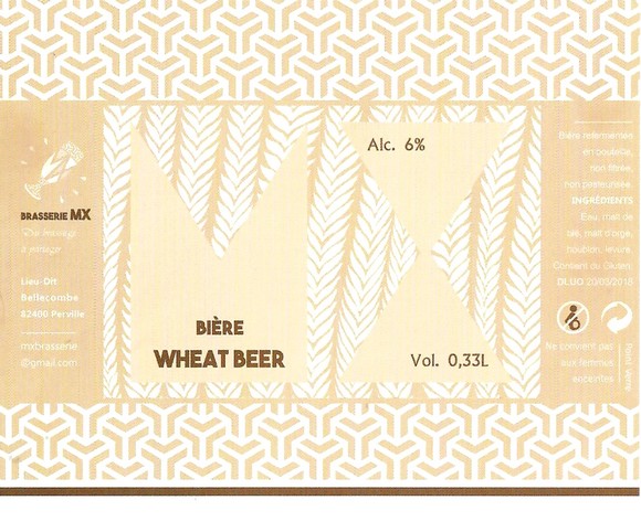 Etiquette BRASSERIE MX 02