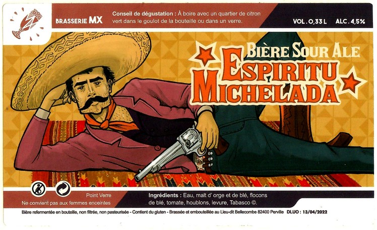 Etiquette BRASSERIE MX 05