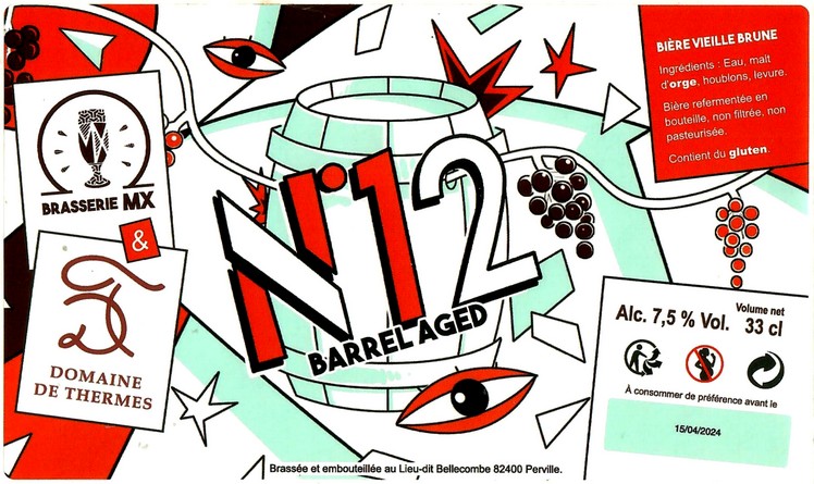 Etiquette BRASSERIE MX 06