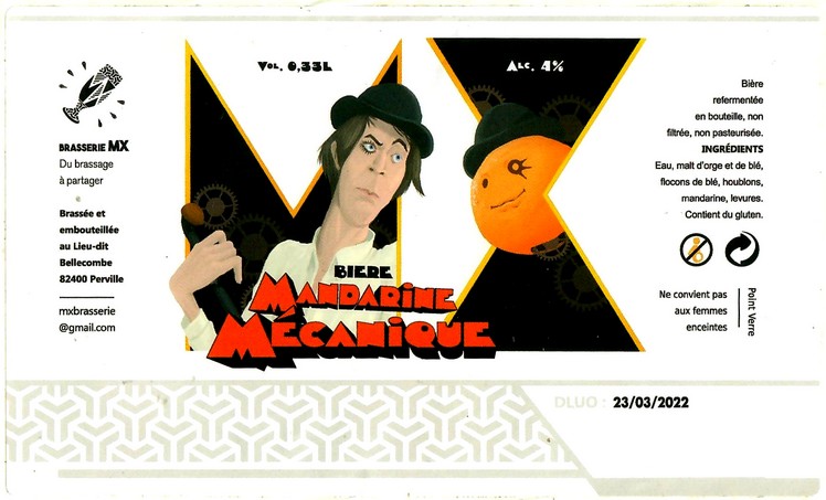 Etiquette BRASSERIE MX 10