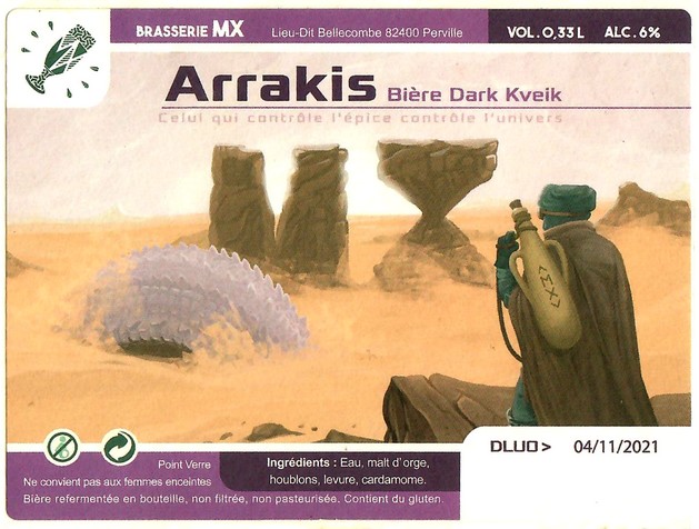 Etiquette BRASSERIE MX 12