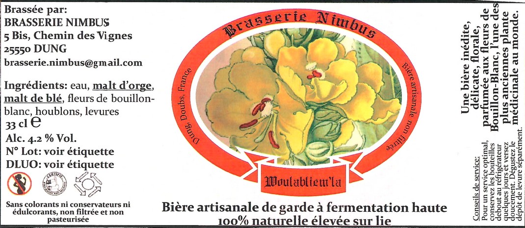 Etiquette BRASSERIE NIMBUS 28