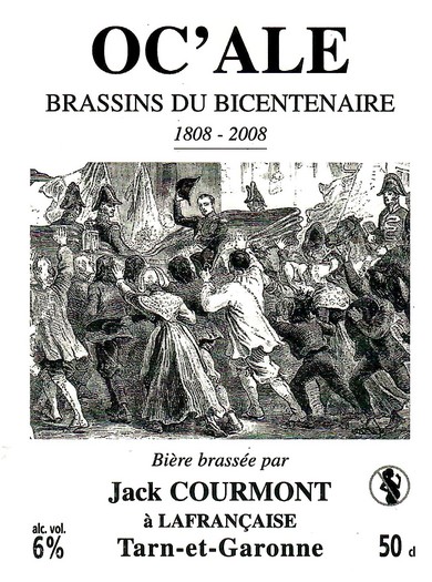 Etiquette BRASSERIE OC ALE 07 Etiquette BRASSERIE OC ALE 07