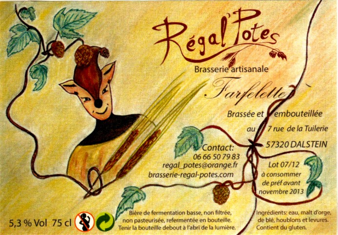 etiquette BRASSERIE REGAL POTES 10