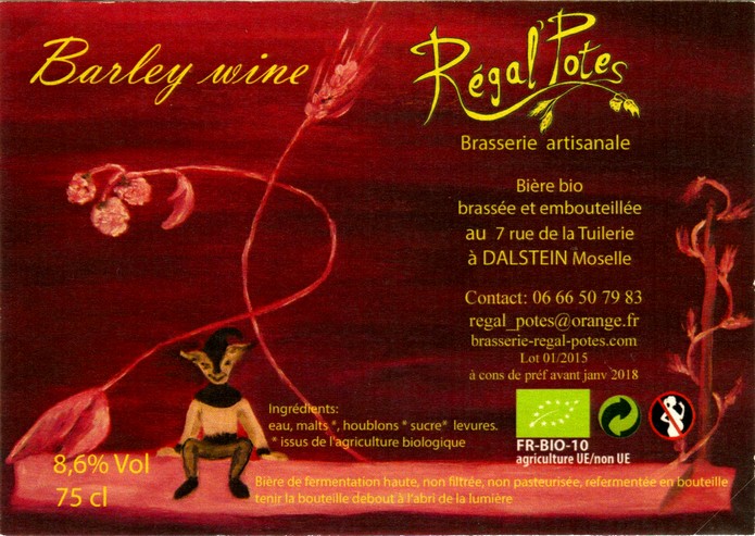 etiquette BRASSERIE REGAL POTES 14