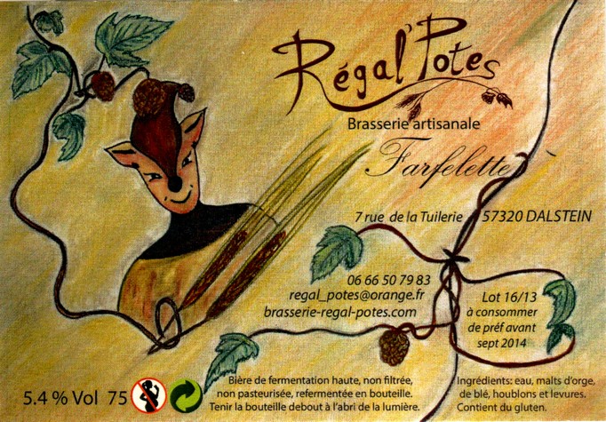 etiquette BRASSERIE REGAL POTES 21