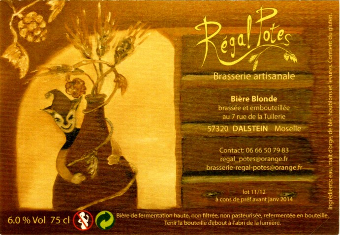 etiquette BRASSERIE REGAL POTES 24