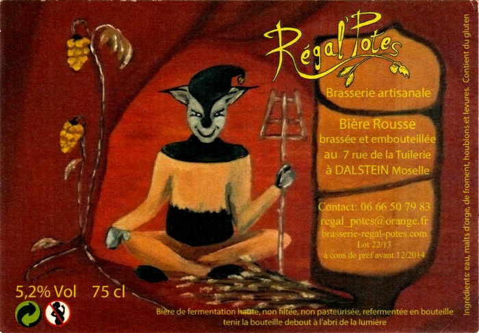 etiquette BRASSERIE REGAL POTES 31