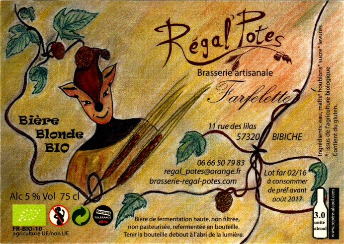 etiquette BRASSERIE REGAL POTES 36