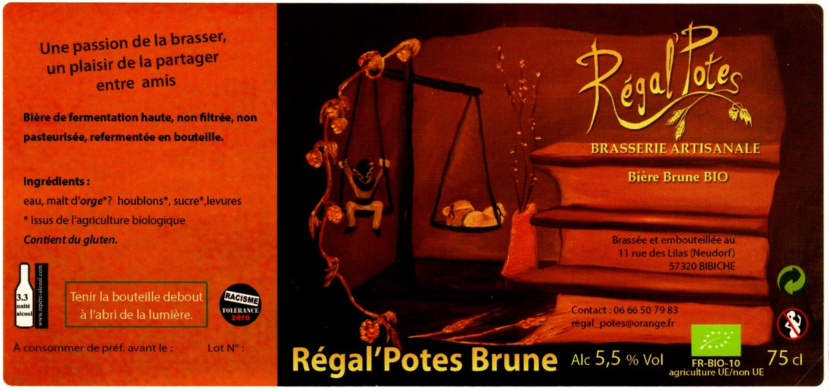 etiquette BRASSERIE REGAL POTES 43