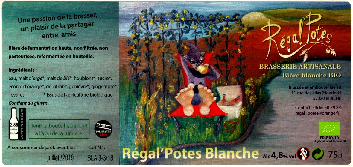 etiquette BRASSERIE REGAL POTES 46