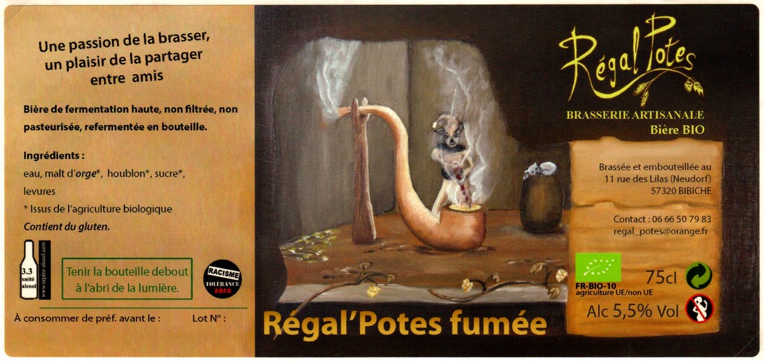 etiquette BRASSERIE REGAL POTES 47