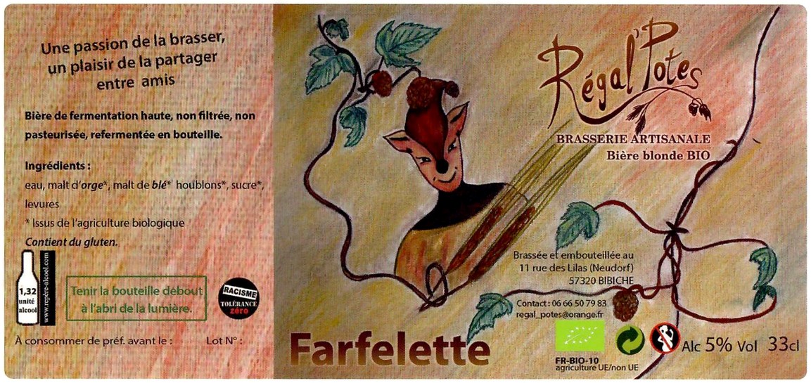 Etiquette BRASSERIE REGALPOTES 51