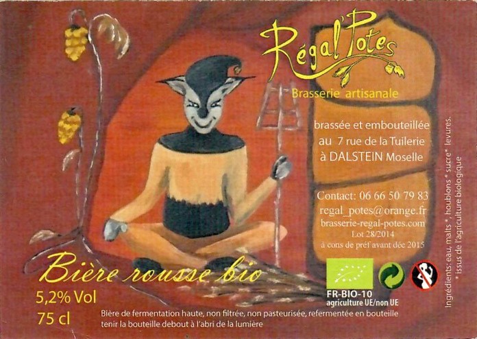 Etiquette BRASSERIE REGALPOTES 52