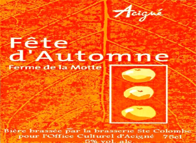 Etiquette BRASSERIE SAINTE COLOMBE 77