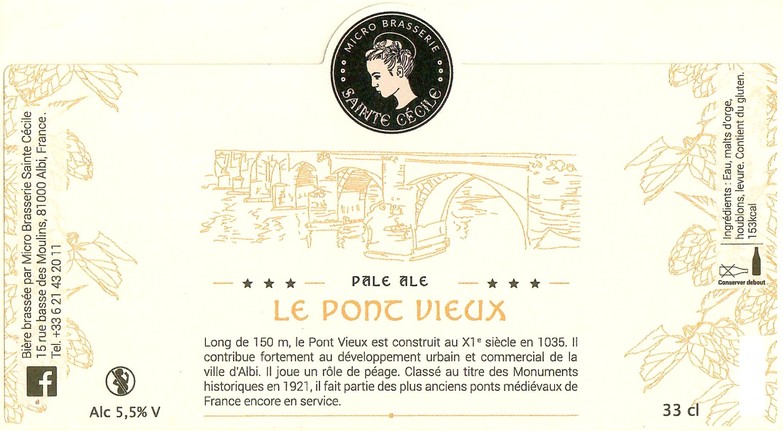 Etiquette BRASSERIE SAINTE-CECILE 05
