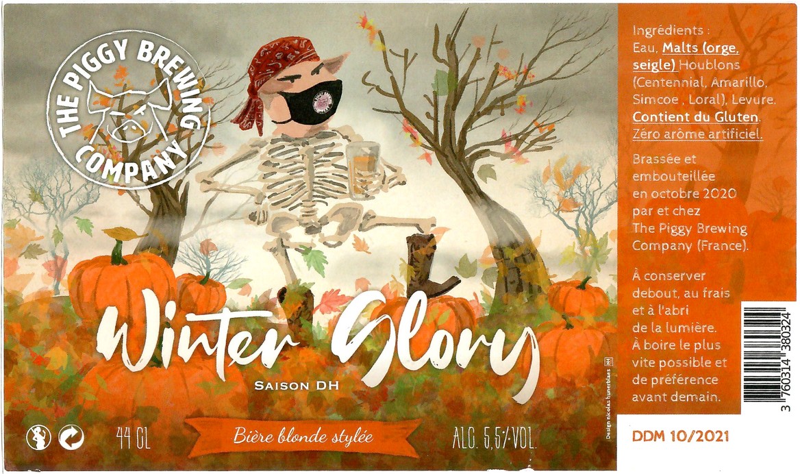 Etiquette BRASSERIE THE PIGGY BREWING COMPANY 145