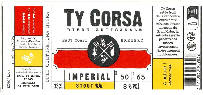 Etiquette BRASSERIE TY CORSA 03