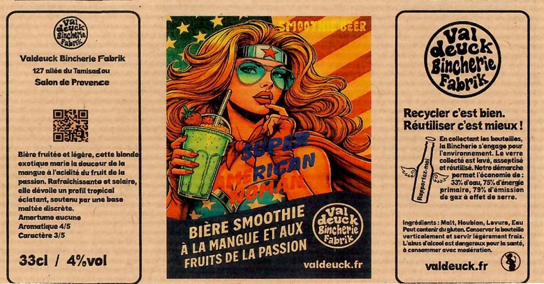 Etiquette BRASSERIE VALDEUCK BINCHERIE FABRIK 05