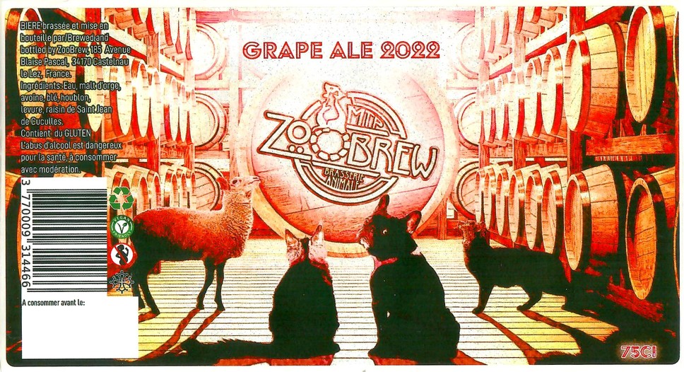 Etiquette BRASSERIE ZOOBREW 53
