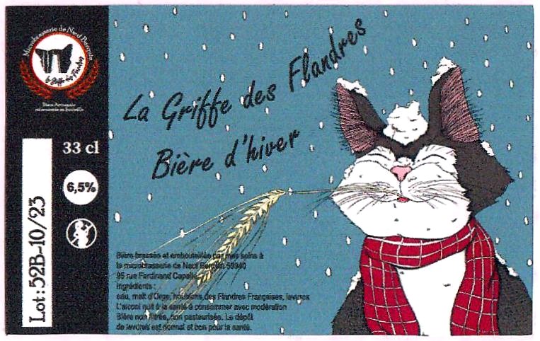Etiquette MICROBRASSERIE DE NEUF BERQUIN 03