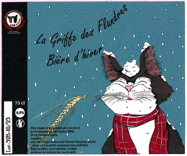 Etiquette MICROBRASSERIE DE NEUF BERQUIN 04