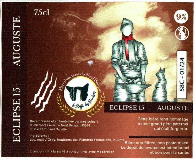 Etiquette MICROBRASSERIE DE NEUF BERQUIN 11