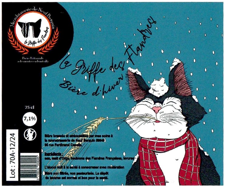 Etiquette MICROBRASSERIE DE NEUF BERQUIN 18