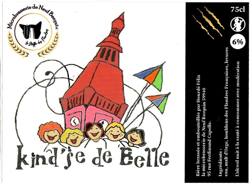 Etiquette MICROBRASSERIE DE NEUF BERQUIN 65