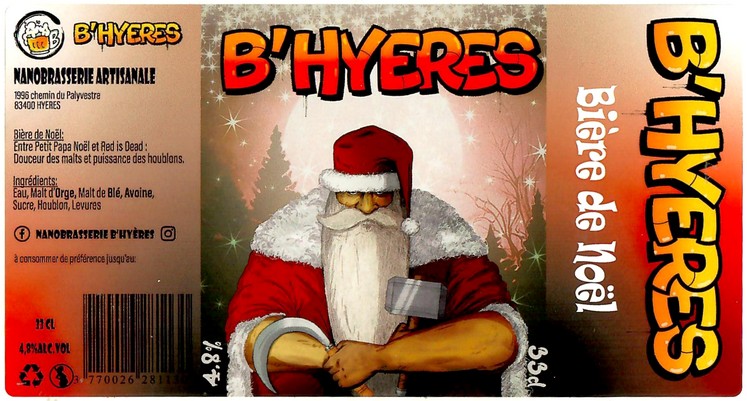 Etiquette NANO BRASSERIE B'HYERES 07