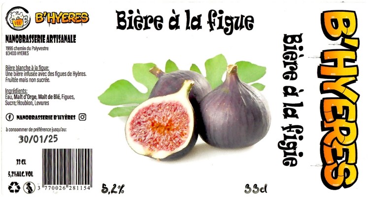 Etiquette NANO BRASSERIE B'HYERES 09